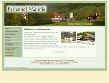 Tablet Screenshot of ferienhof-maennle.de